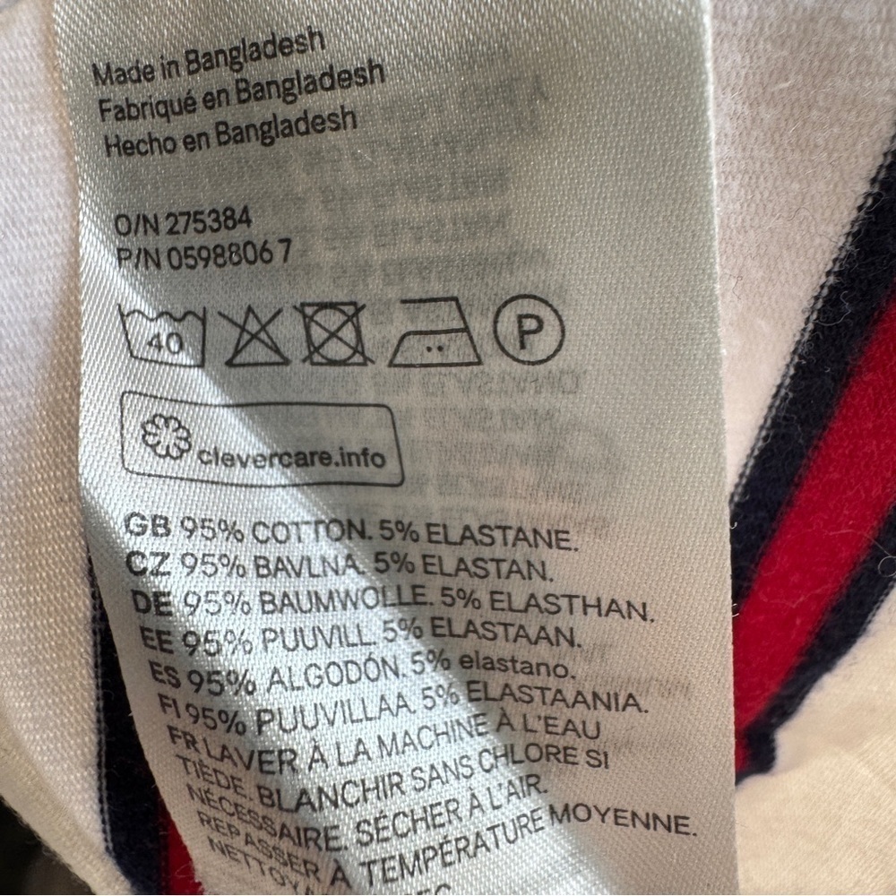 H&M Retro Striped Ringer Tee - Picture 5 of 5